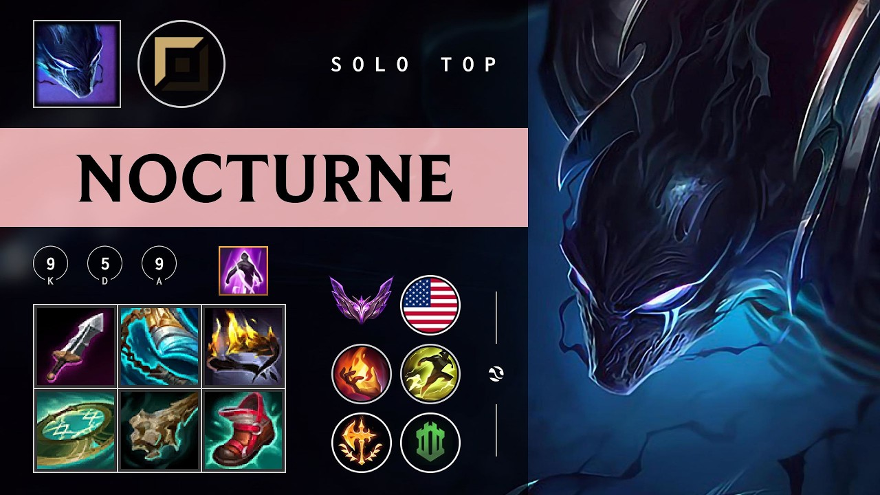Nocturne Top vs Darius - NA Master Patch 26.05
