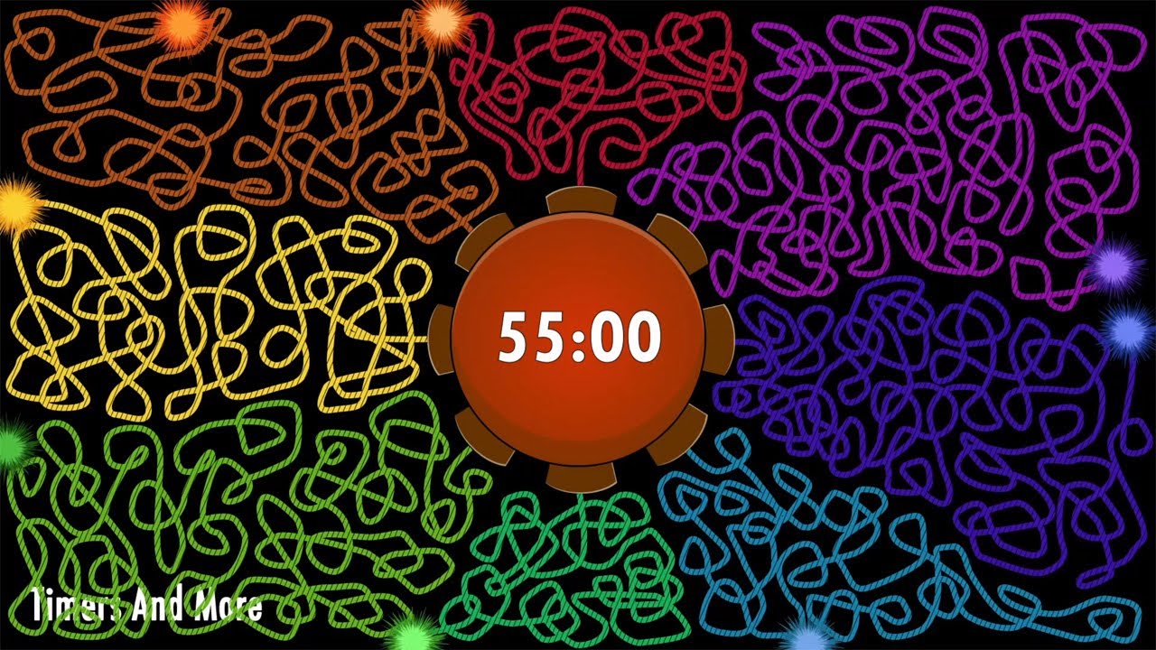 55 Minute Timer Bomb | 💣 Colored Wicks 💥