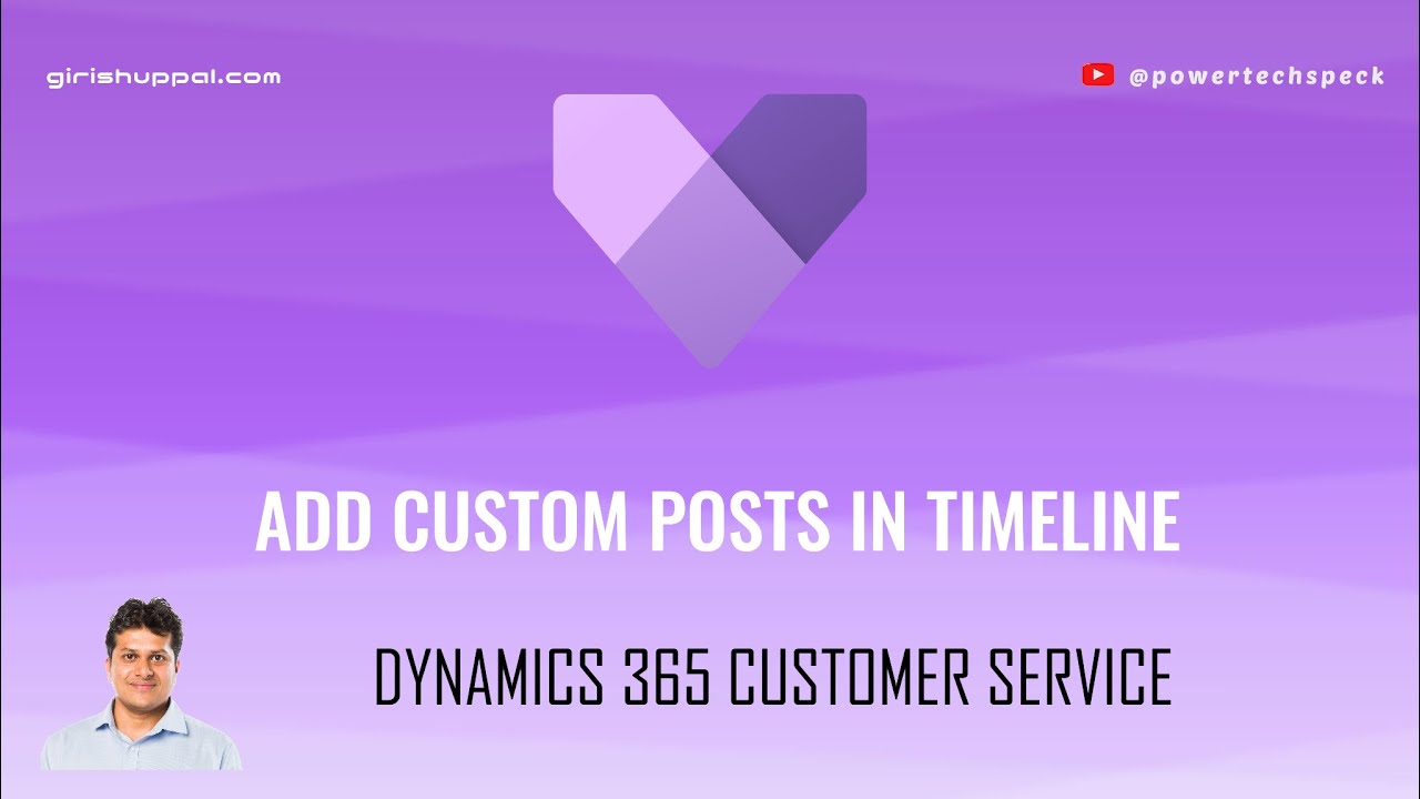 How to add custom posts in timeline using Power Automate in Dynamics 365 Customer Service Hub App?
