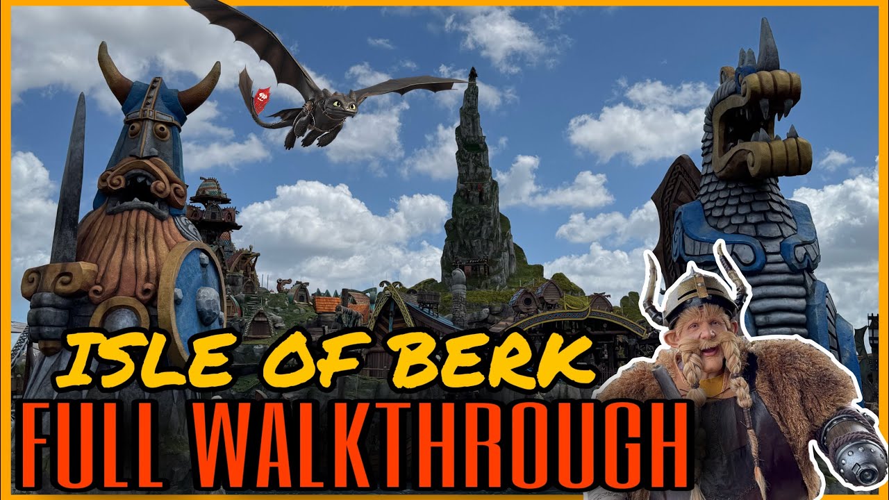 How To Train Your Dragon Isle Of Berk - FULL WALKTHROUGH- Universal Epic Universe