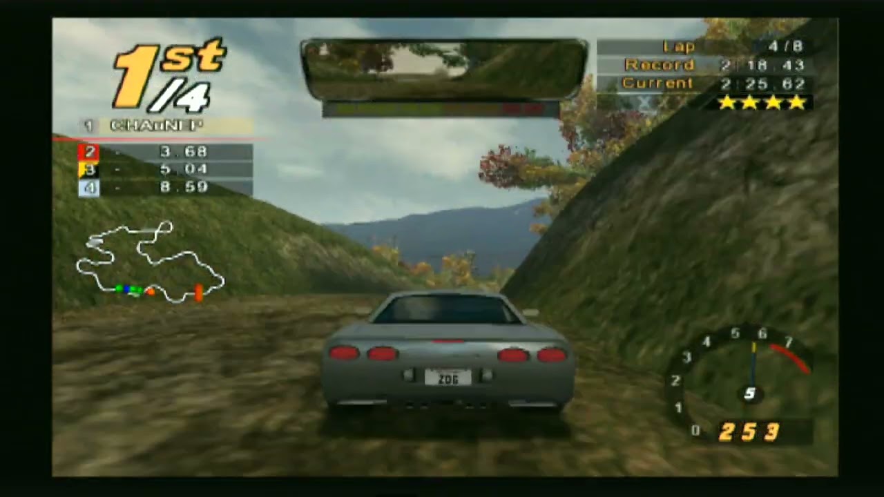 Need for Speed: Hot Pursuit 2, 8Laps Alpine Trail II - Chevrolet Corvette Z06