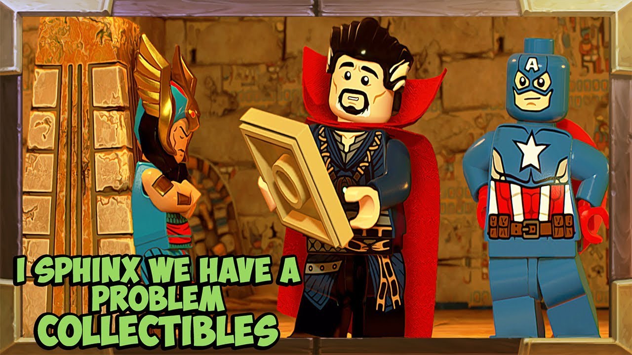 LEGO Marvel Super Heroes 2 - I Sphinx We Have A Problem Mission 100% Guide (All Collectibles)