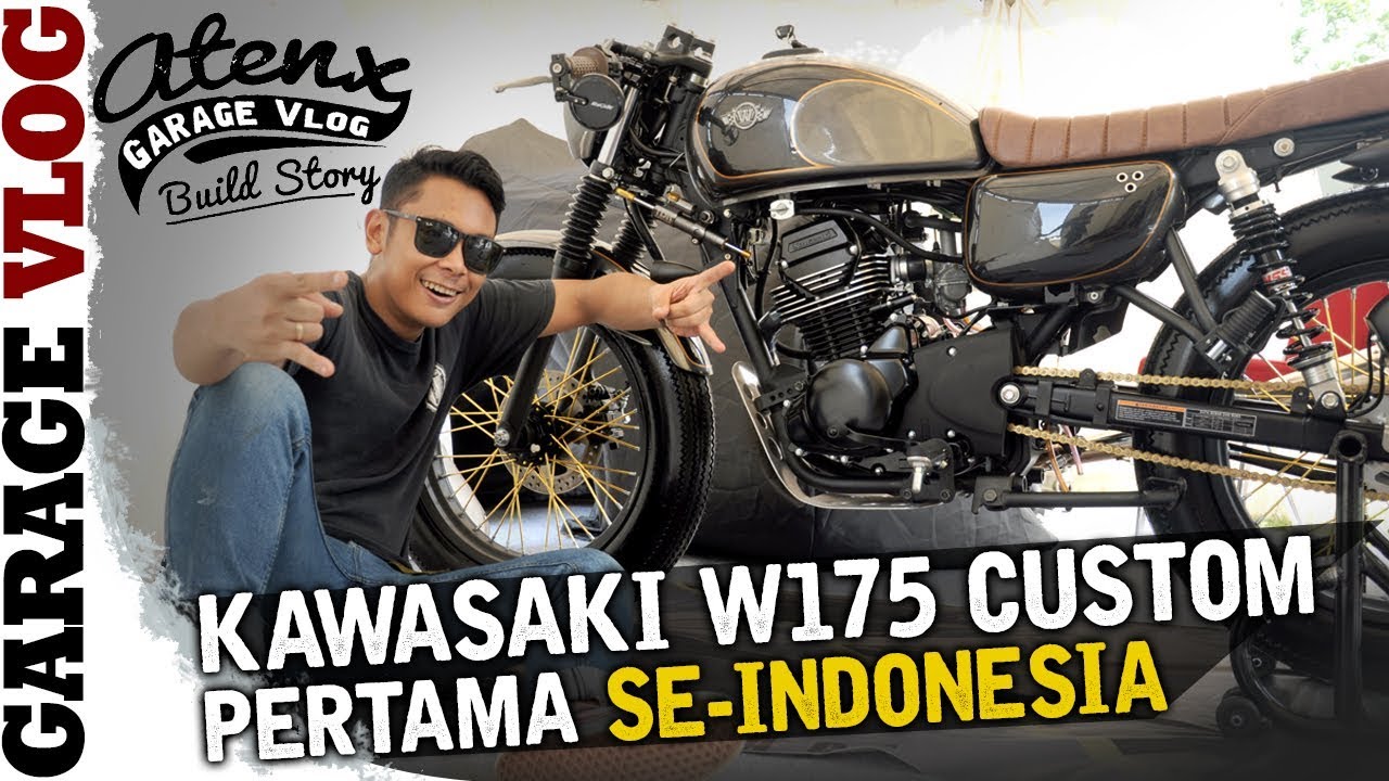 Kawasaki W175 Custom Cafe Racer [Garage Vlog]