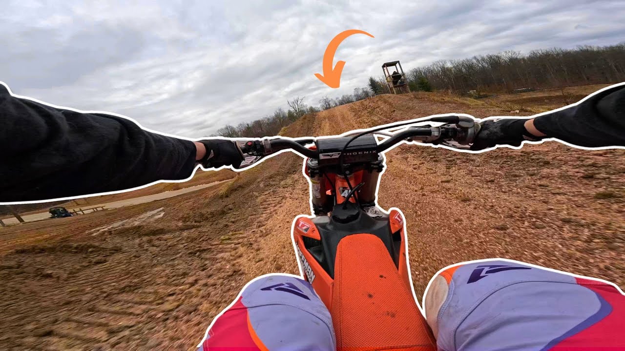 when a woods rider attempts to jump.....