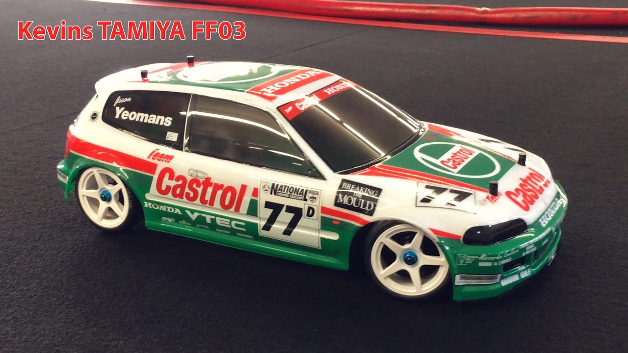 Kevins TAMIYA FF03 - Castrol Honda Civic Vti / Indoor Racing Senden