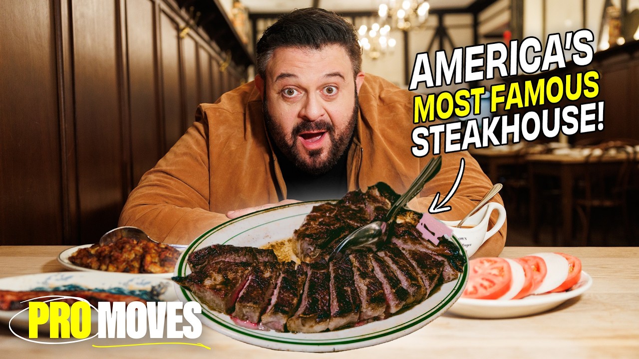 Adam Richman Eats the Menu at America’s Most Famous Steakhouse | Pro Moves