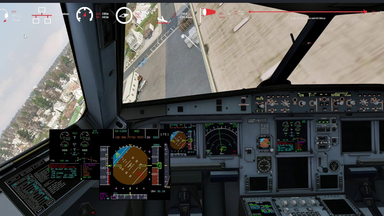 ALERT-SNOW-SNOW-SNOW X-Plane 12 12.4 b4 Toliss A321 Neo KAUS/KORD  Say intentions - Traffic Global