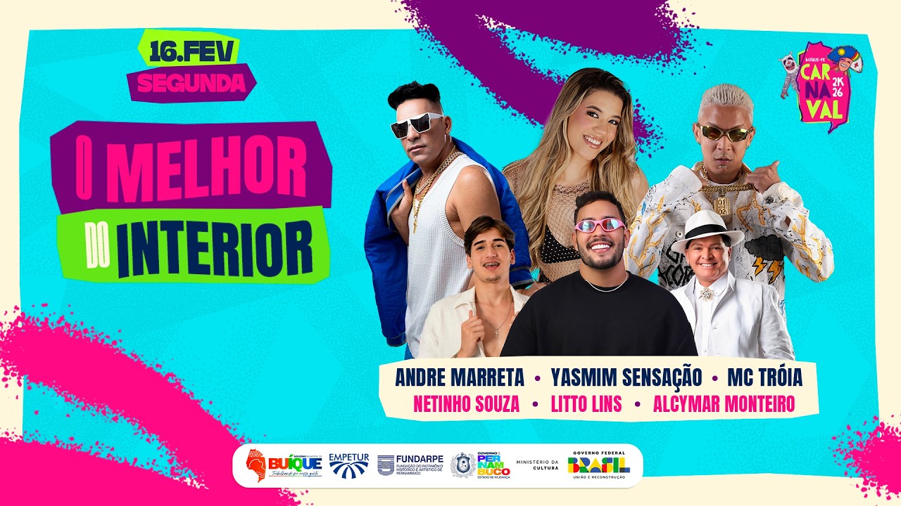 🔴4° DIA | CARNAVAL DE BUÍQUE/PE - O MELHOR DO INTERIOR | AO VIVO