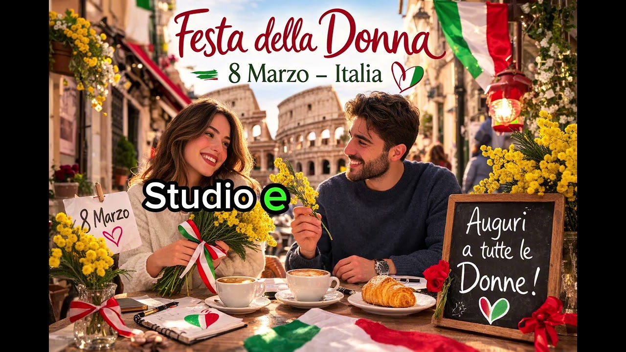 learnltalianimperareitalianoDialogueA1-A2-B1festa della Donna