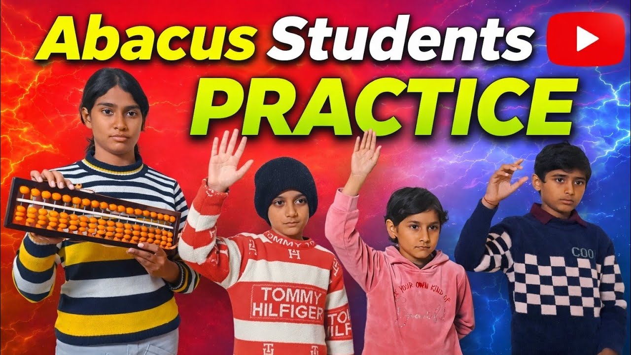 Abacus Students Practice 🔥 | Kids Doing Fast Mental Math Without Calculator 😲