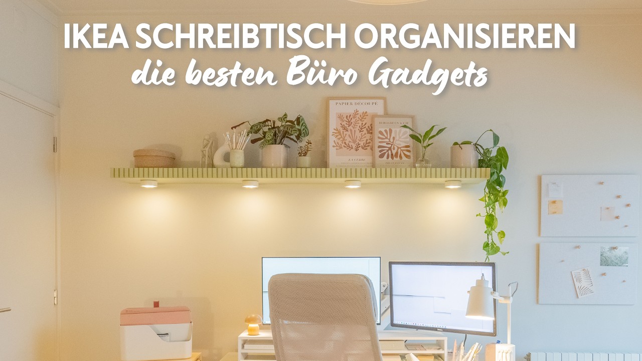 Ikea Hack Schreibtisch organisieren – die besten Büro Gadgets
