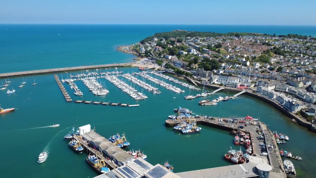 Breathtaking Aerial Views of Brixham Harbourside | DJI Mini 4K Drone in Devon, England