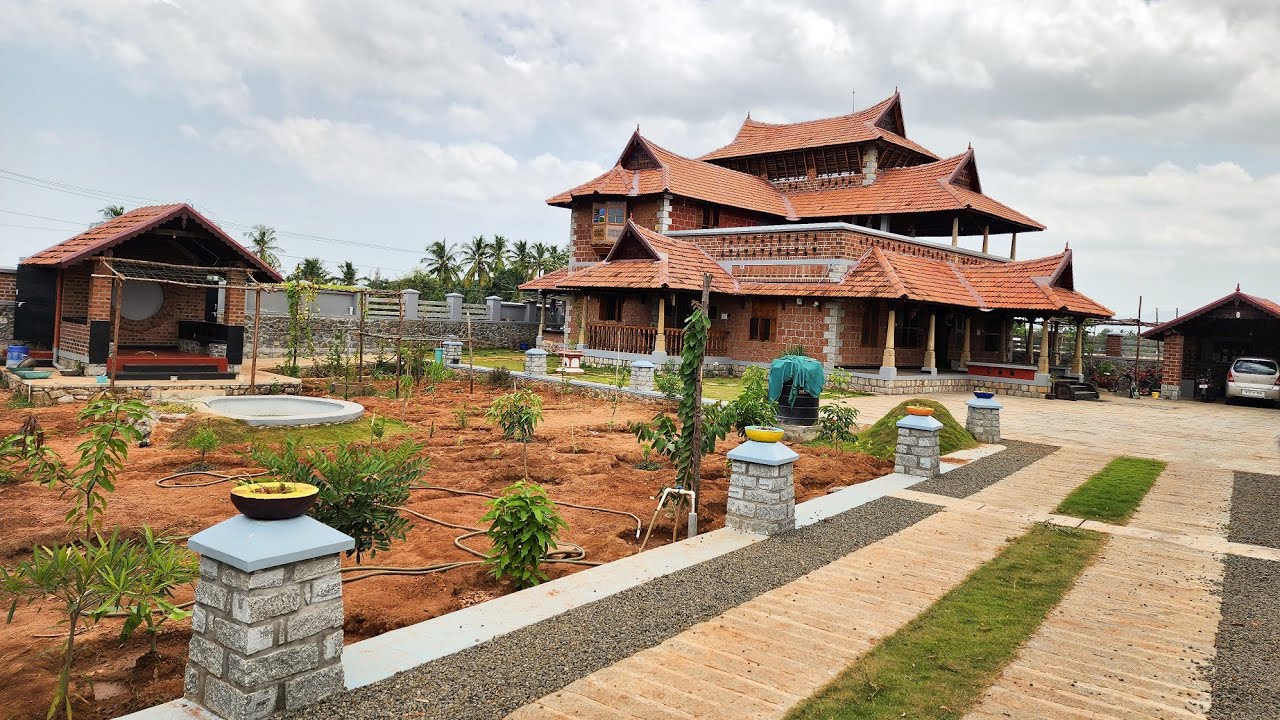 Eco Friendly Traditional Model Heritage Vila sale 🔥| 30 cent land with 6000 sq ft New house 🏕️ 😍