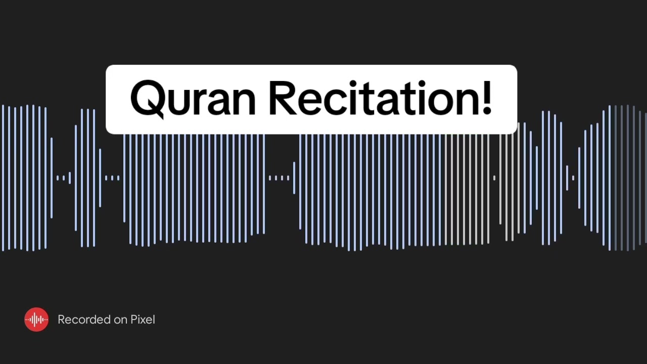 #OneUniverseOnePeople #quranalmajeed #sundayrecitation💙
