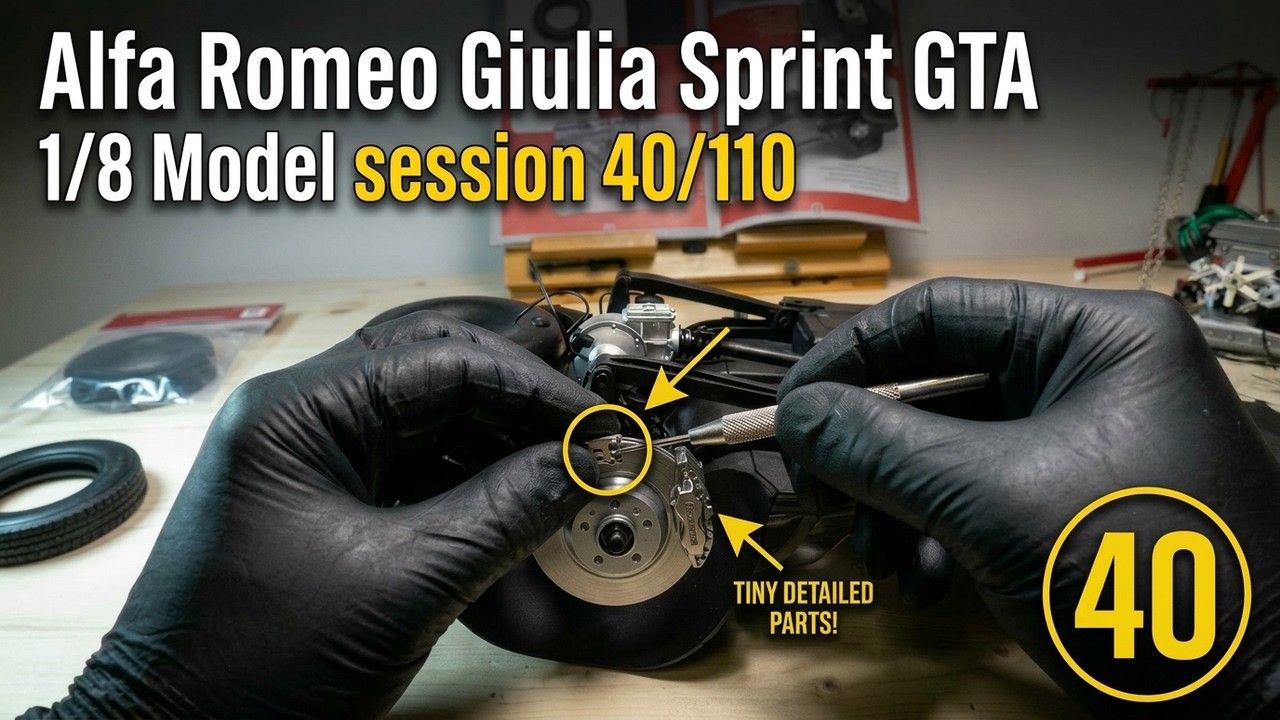 40 - Alfa Romeo Giulia Sprint GTA 1/8 Model session 40/110 | アルファロメオ ジュリア スプリント GTA 1/8 モデル