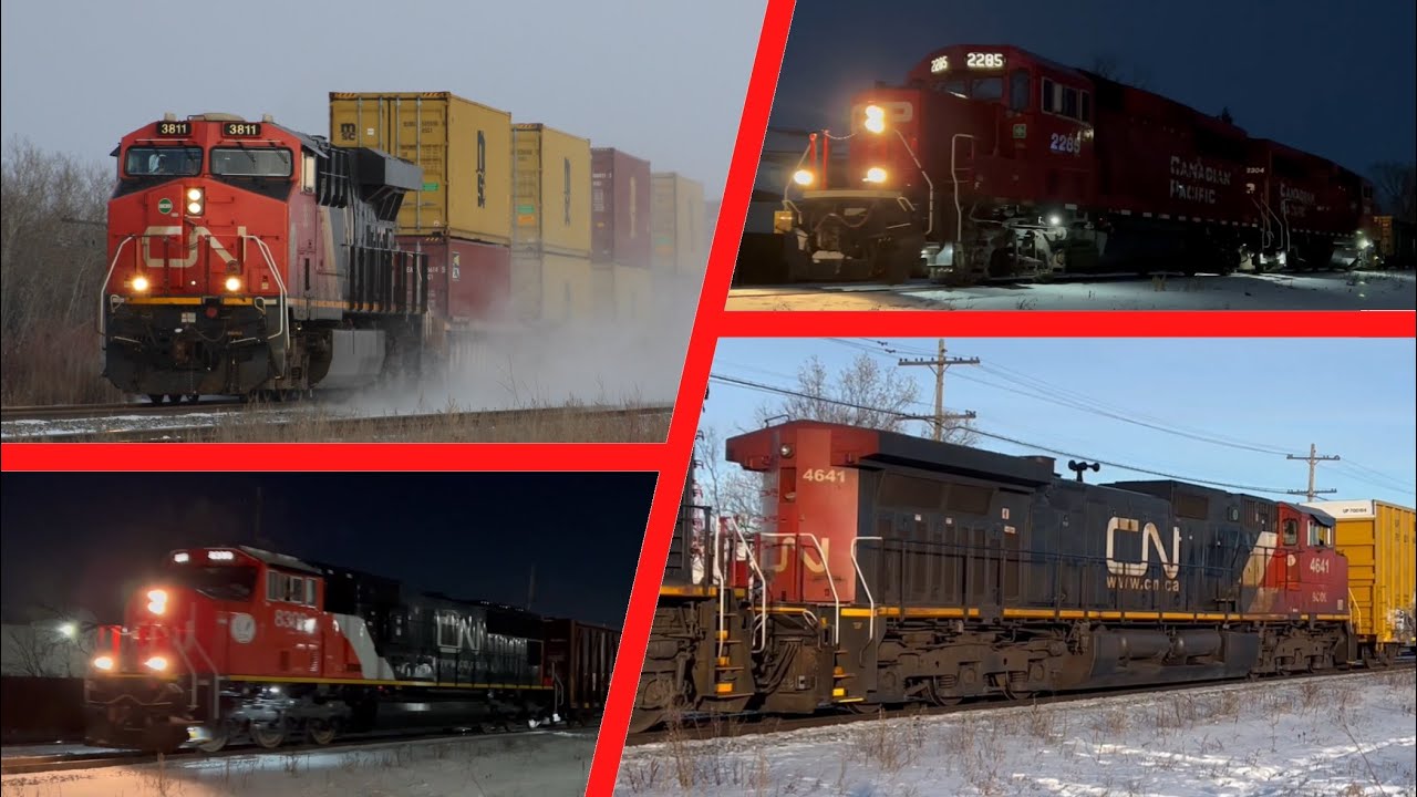 BCOL 4641! - First Train Catches of 2025!