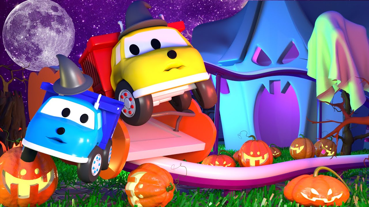 Ethan i jego synek jadą w Pociągu Strachu! 🎃 Bajki Edukacyjne dla Dzieci