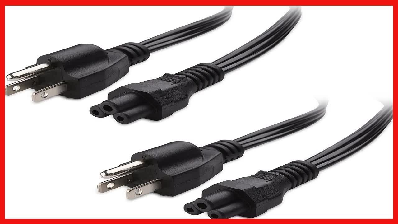 Reliable Three-Prong Power Cord Replacement for Your Laptop and TV