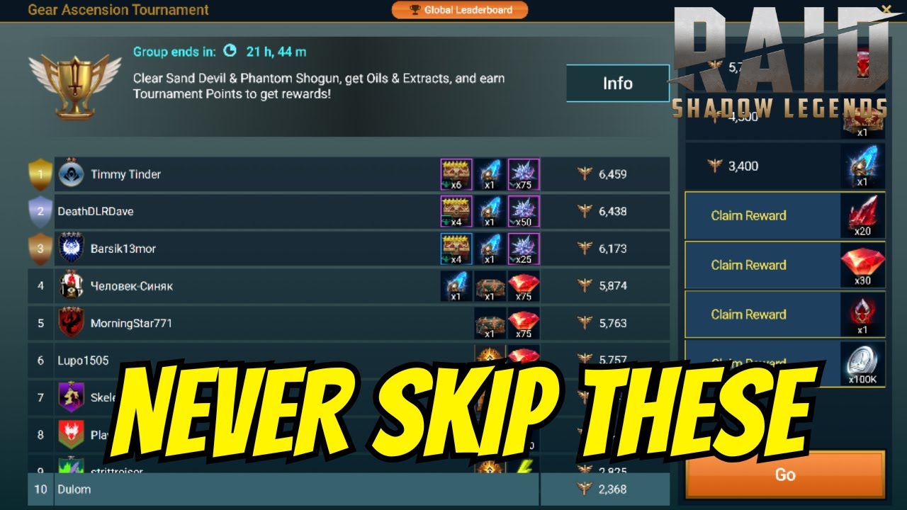 THESE F2P EVENTS WILL CHANGE YOUR ACCOUNT | RAID Shadow Legends | RSL