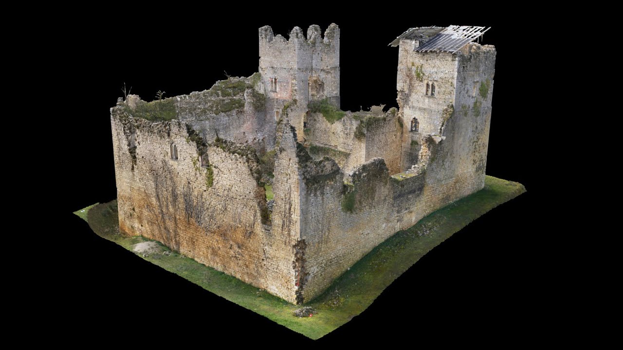 Jumeau numérique 3D du château de Thol