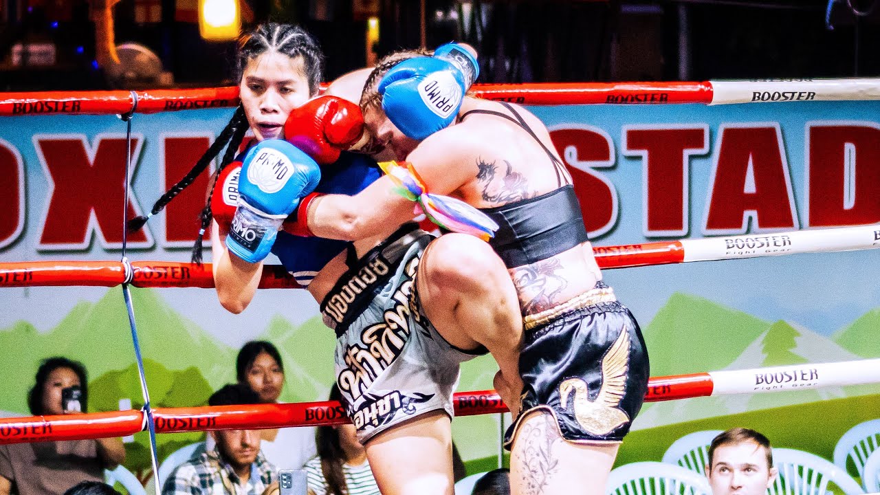 40 YEARS OLD WOMEN HAS A INCREDIBLE MUAY THAI FIGHT