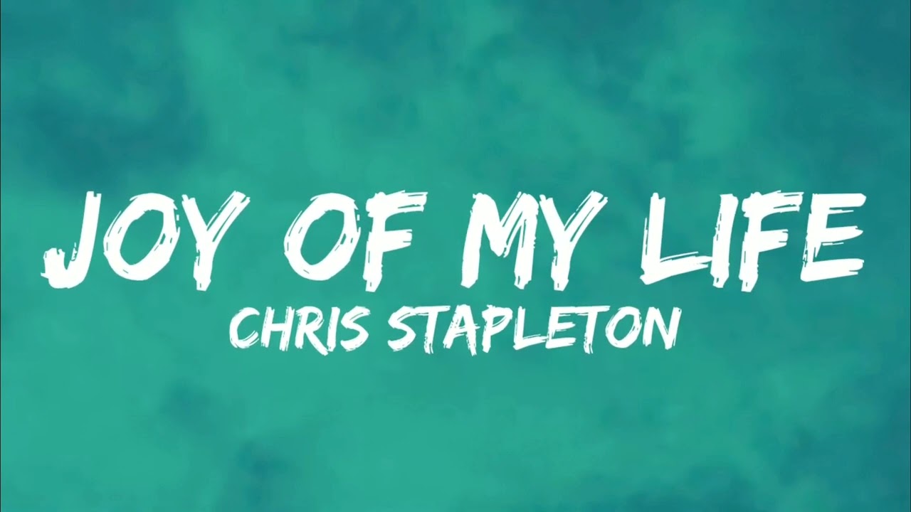 Chris Stapleton  - Joy Of My Life (Lyrics)