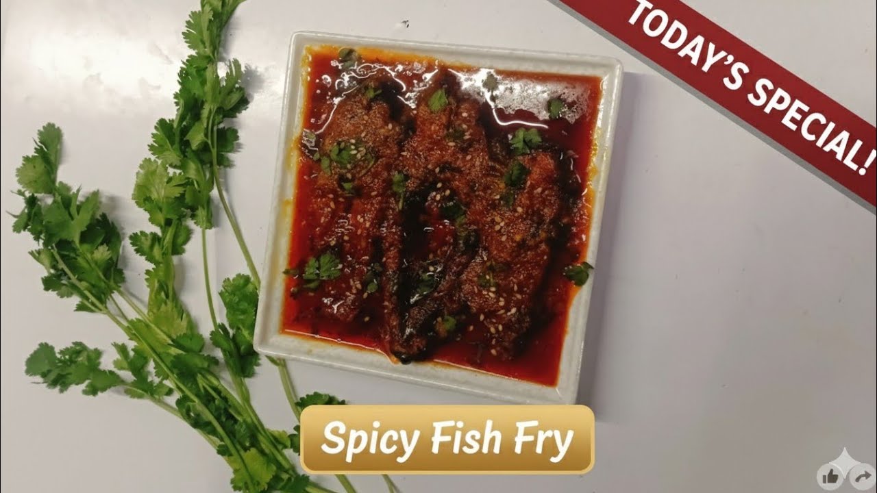 Spicy fish masala 🐟🐟 spicy fish masala fish fry 🌶️🌶️🍅