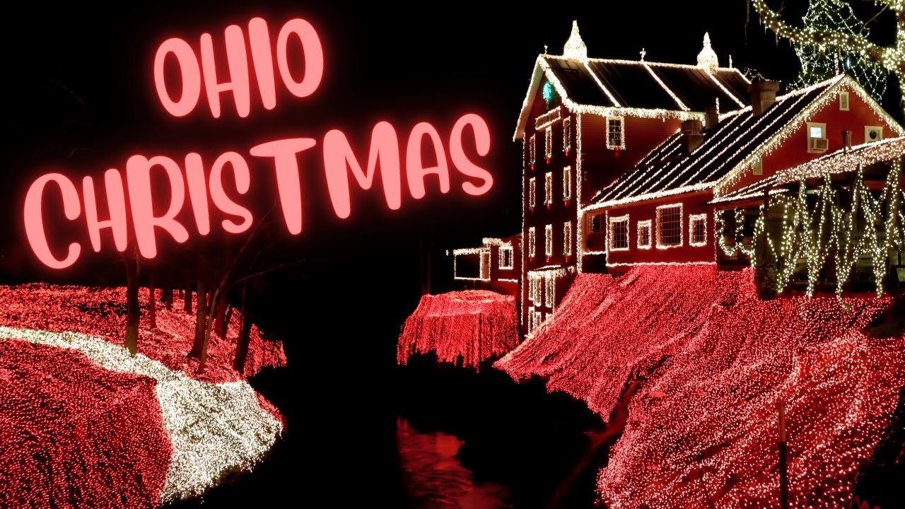 The Midwest’s BEST Christmas Attraction! Clifton Mill Legendary Lights + Santa Claus Museum in Ohio