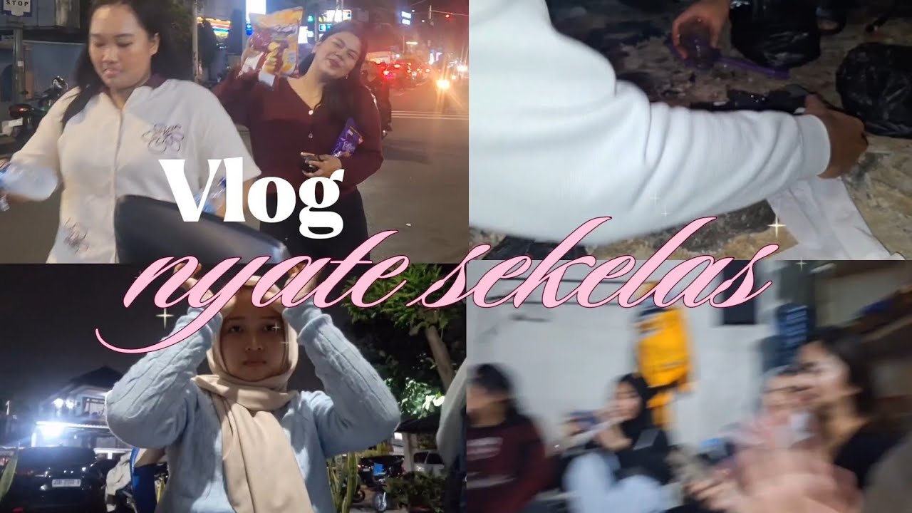VLOG | bakar bakar & tuker kado ♡