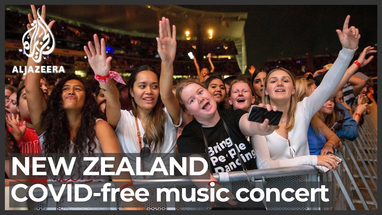 New Zealand band plays to 50,000 fans with no COVID measures
