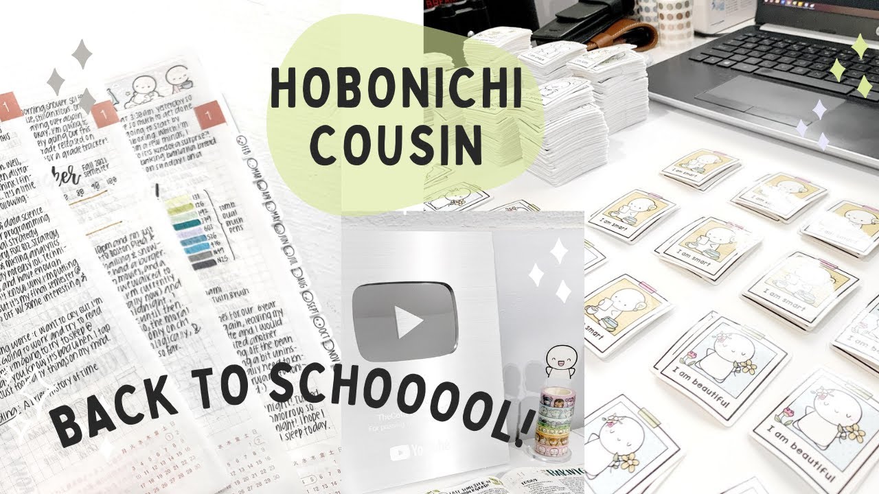 Daily Journal Vlog: Last Semester of My Undergrad ... | Hobonichi Cousin Planner 2022