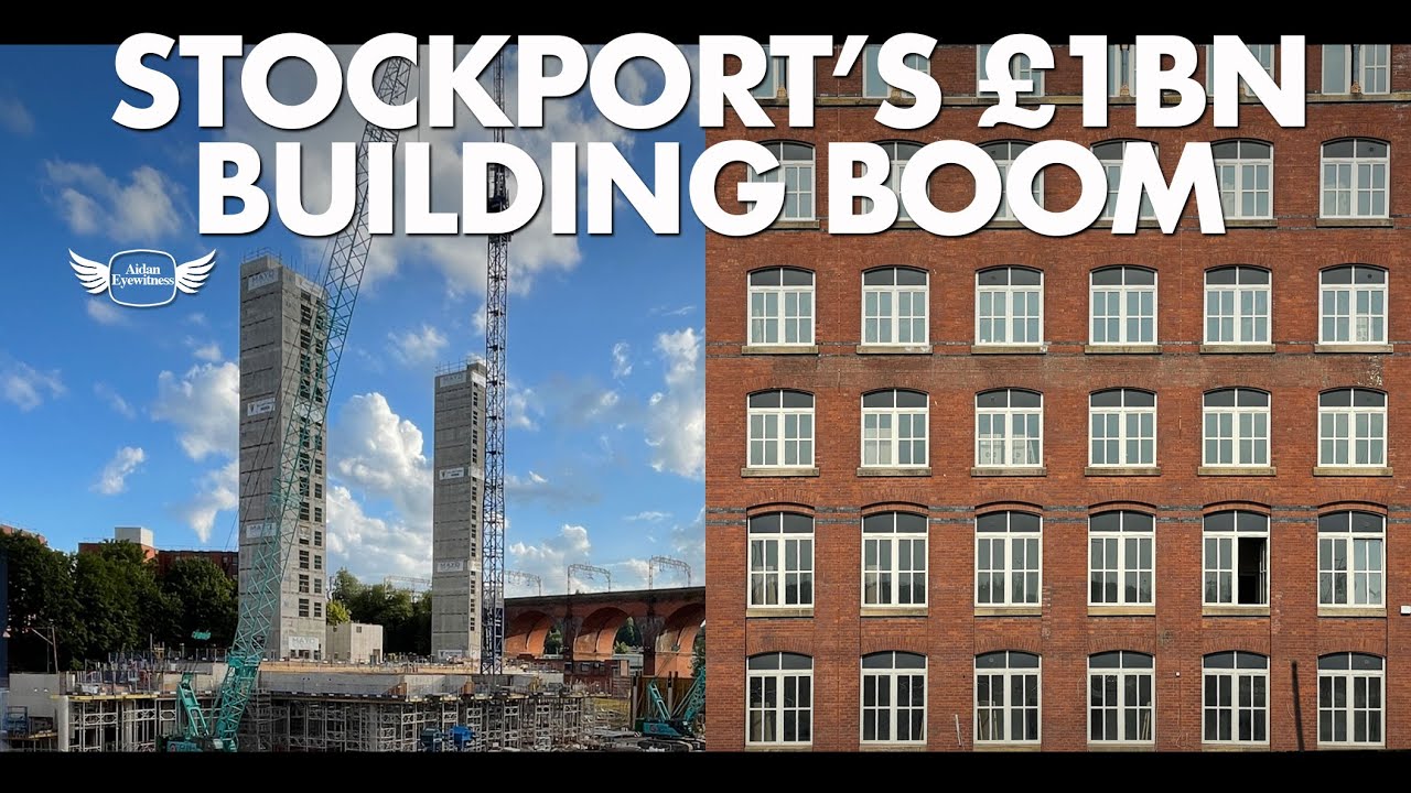 STOCKPORT'S £1BN BUILDING BOOM | + Redrock, Meadow Mill, a ruin & A Taste of Honey