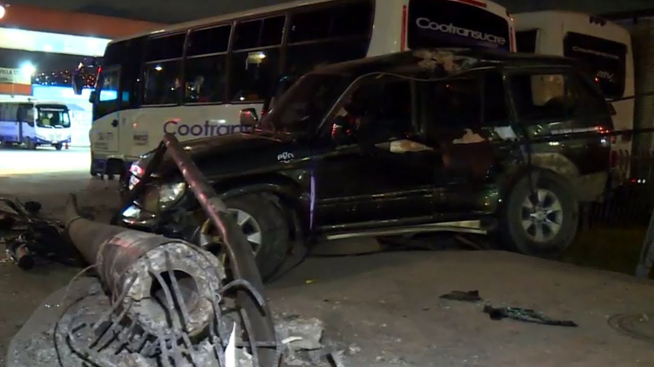 ¿Por qué conductor de accidente en Soacha se fugó aun estando herido?
