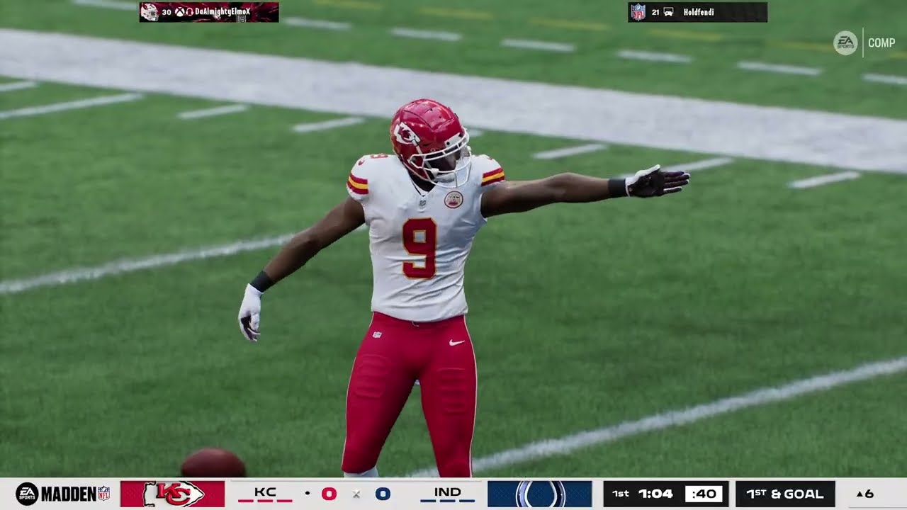 Chiefs vs Colts | INTENSE Online Head-to-Head (No Commentary)