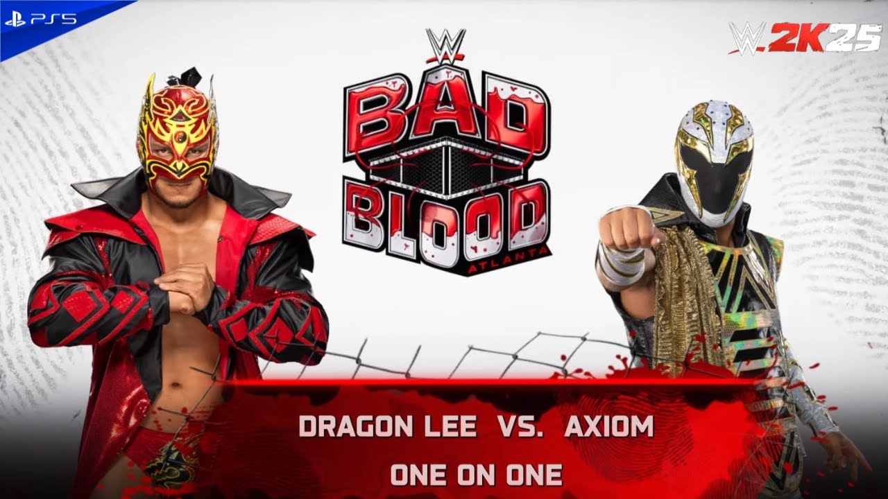 WWE 2K25 - Dragon Lee vs. Axiom at Bad Blood || Anto Ryan Tamil Gaming