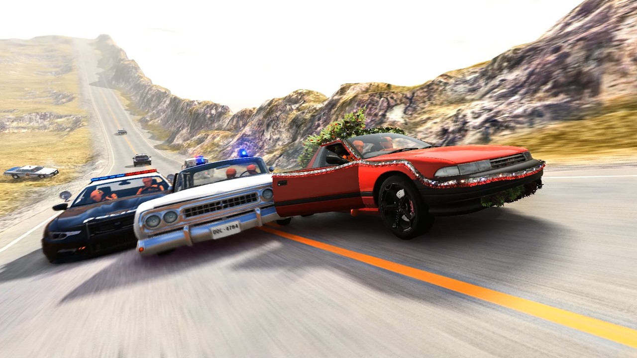 99% Chance of Not Escaping This Police Chase | BeamNG.drive #10