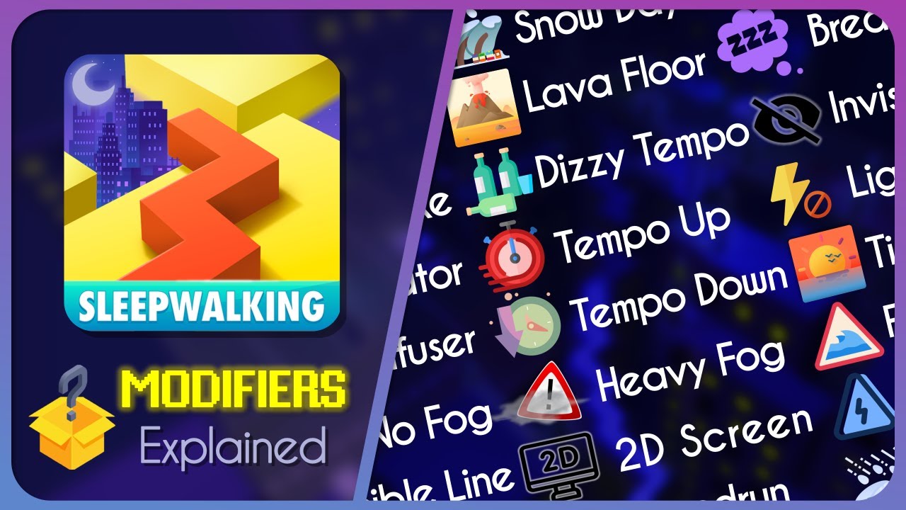 Modifier System Explained - Sleepwalking | Dancing Line [FANMADE]