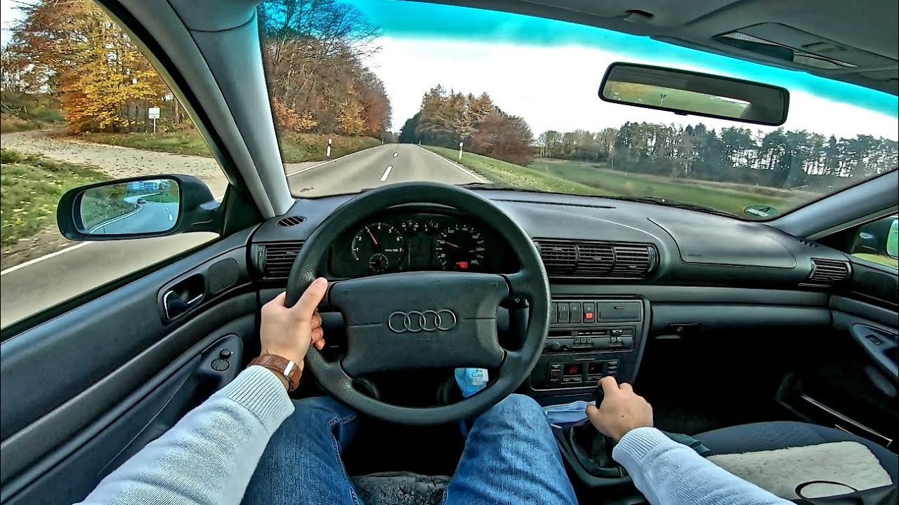 Audi A4 B5 1.8 125 HP (1995) | POV Test Drive Onboard