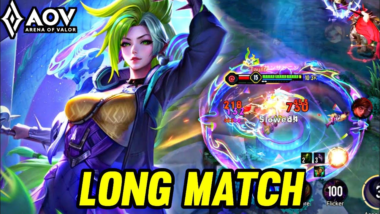 AOV : MINA GAMEPLAY | LONG MATCH - ARENA OF VALOR LIÊNQUÂNMOBILE ROV