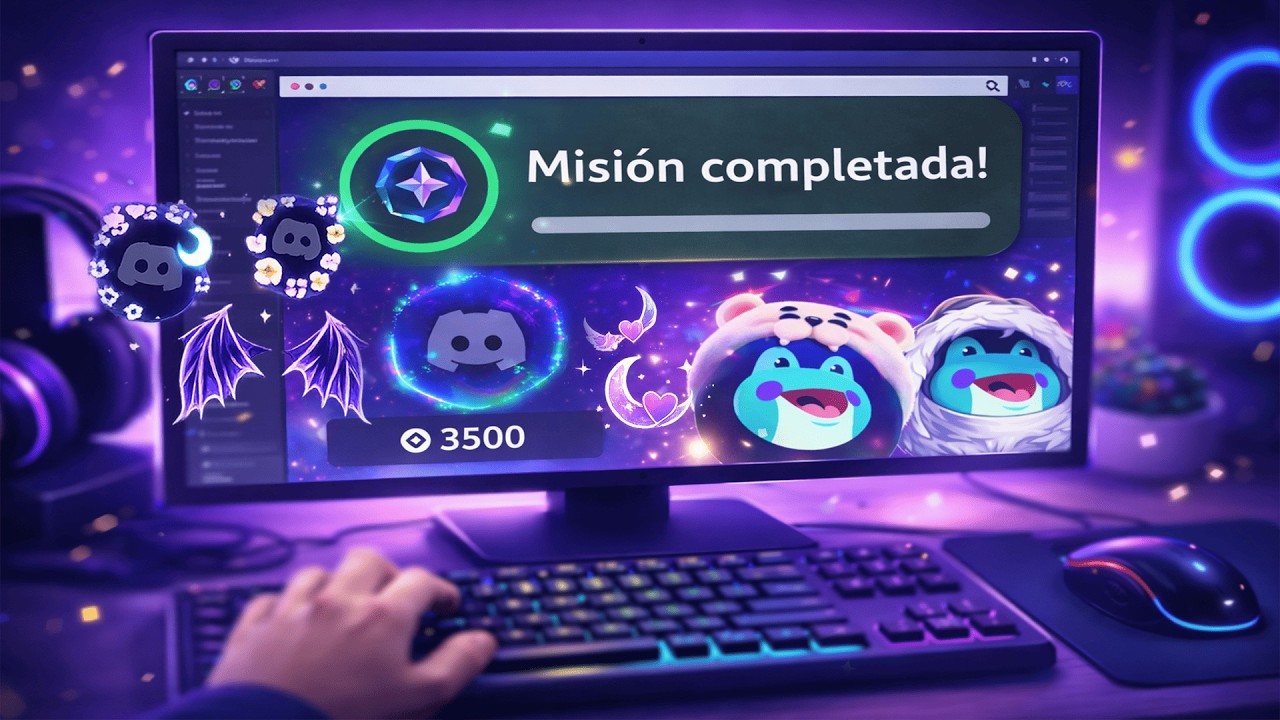 ¡Cómo completar TODAS las misiones de Discord (sin descargar nada)!