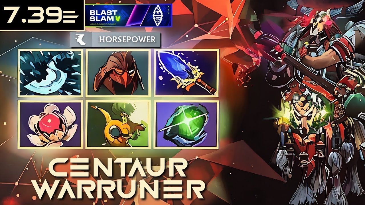 [OFFLANE] 33 CENTAUR WARRUNER 7.39e | BLAST SLAM V | #Dota2 #4K