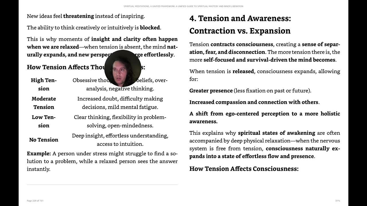 Reading books - Spiritual Meditations unified framework 