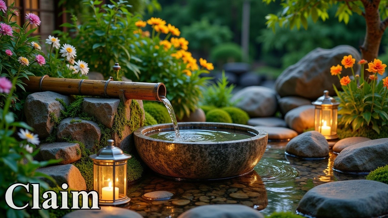 Relaxing Music + Peaceful Water Sounds 🍃 Deep Rest and Healing