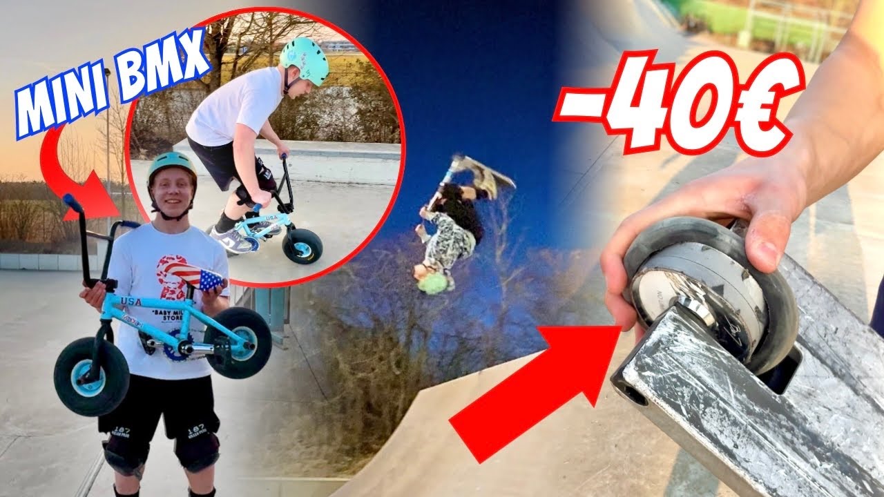 Backflip nach 5 Monaten... und sein Scooter-Wheel SNAPT! 😱💔