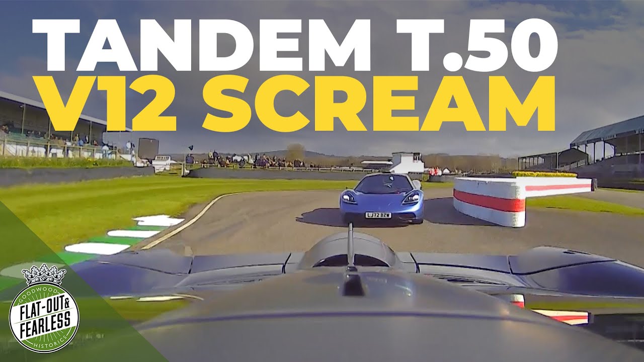 A pair of Gordon Murray Automotive T.50s produce a V12 harmony at Goodwood