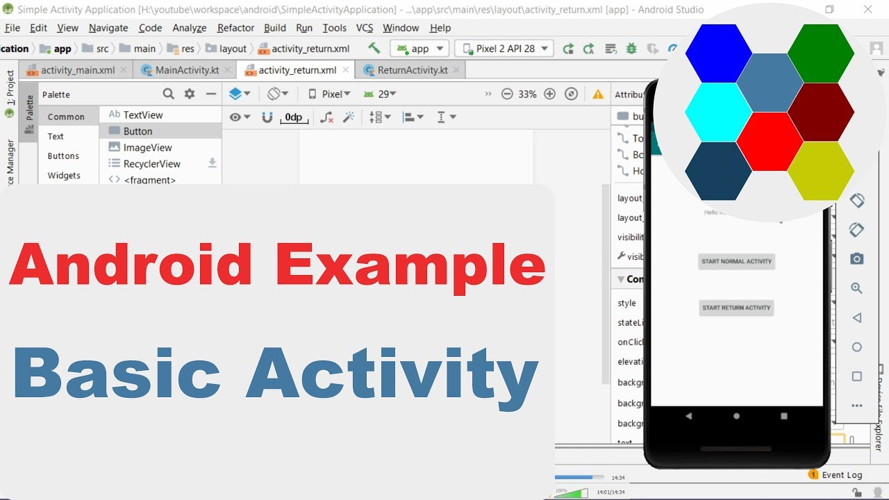 Create And Call Activity - Beginner Example
