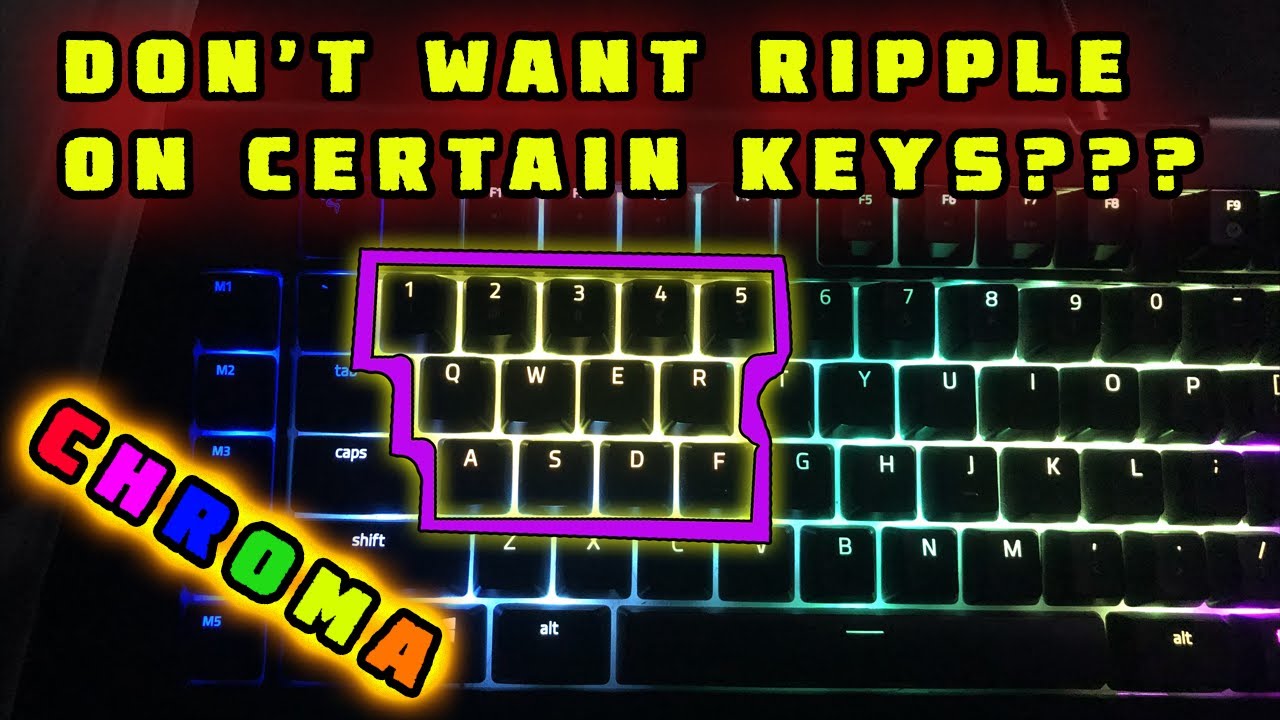 Prevent Ripple Effect for Specific Keys | Synapse 3 Basics