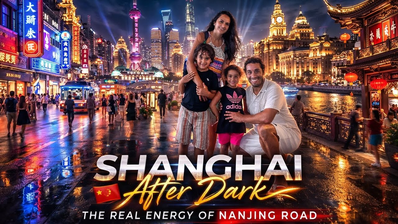 Shanghai After Dark 🇨🇳 | The Real Energy of Nanjing Road