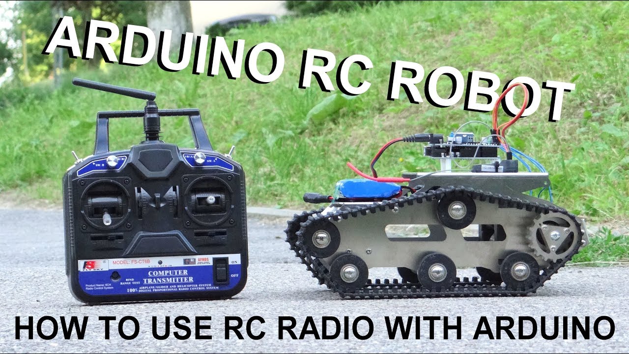 How to use RC radio with Arduino (RC Arduino robot)