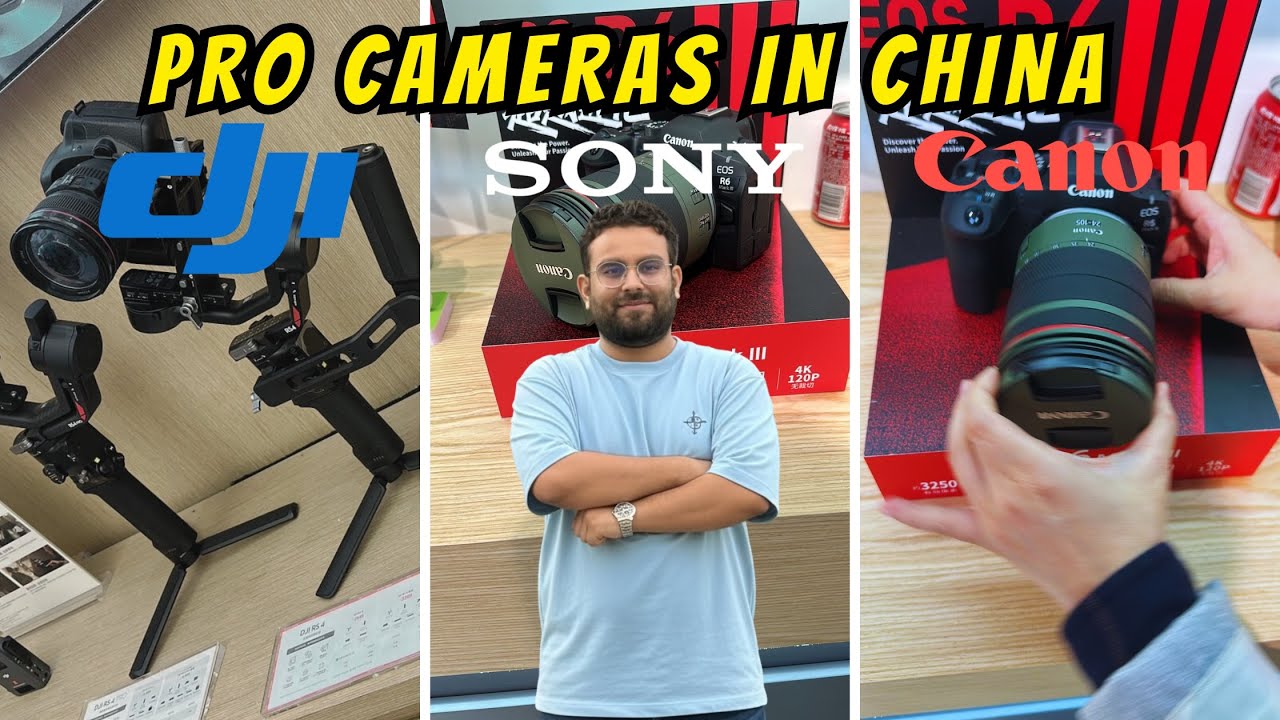 Camera Shopping in China 🇨🇳 | DJI Gimbals, Sony & Canon Cameras 